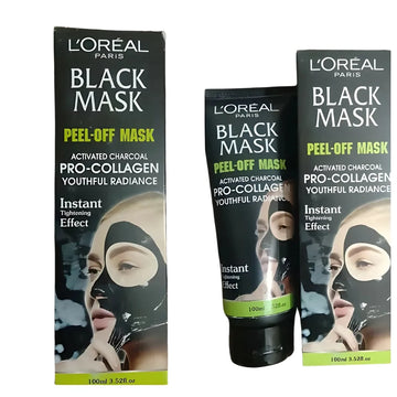 Pack Of 2 L'ORÉAL PARIS  BLACK MASK PEEL-OFF MASK ACTIVATED CHARCOAL