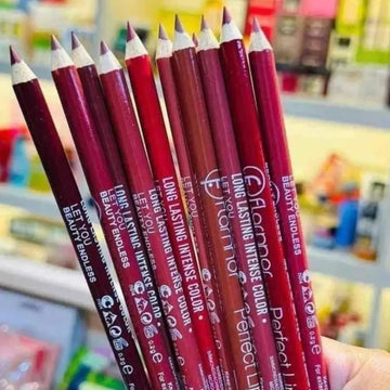 Flarmor Perfect Lip Liner Pencil - 12Pcs