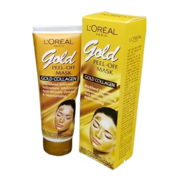 PACK OF 2 L'ORÉAL PARIS GOLD PEEL-OFF MASK GOLD COLLAGEN